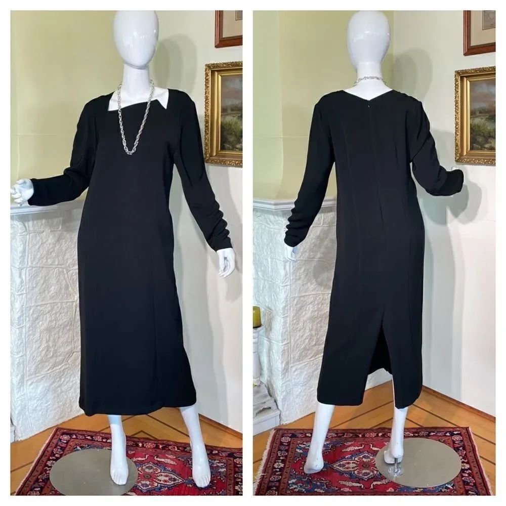 Jillian Welch Victoria Vintage LBD Midi Cocktail Dress Vintage